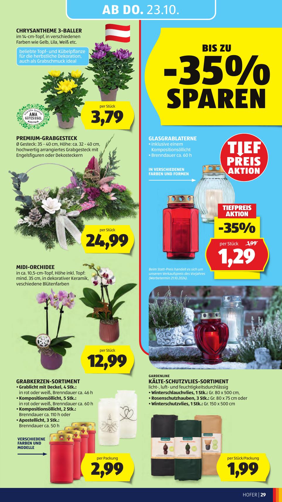 Hofer flyer page