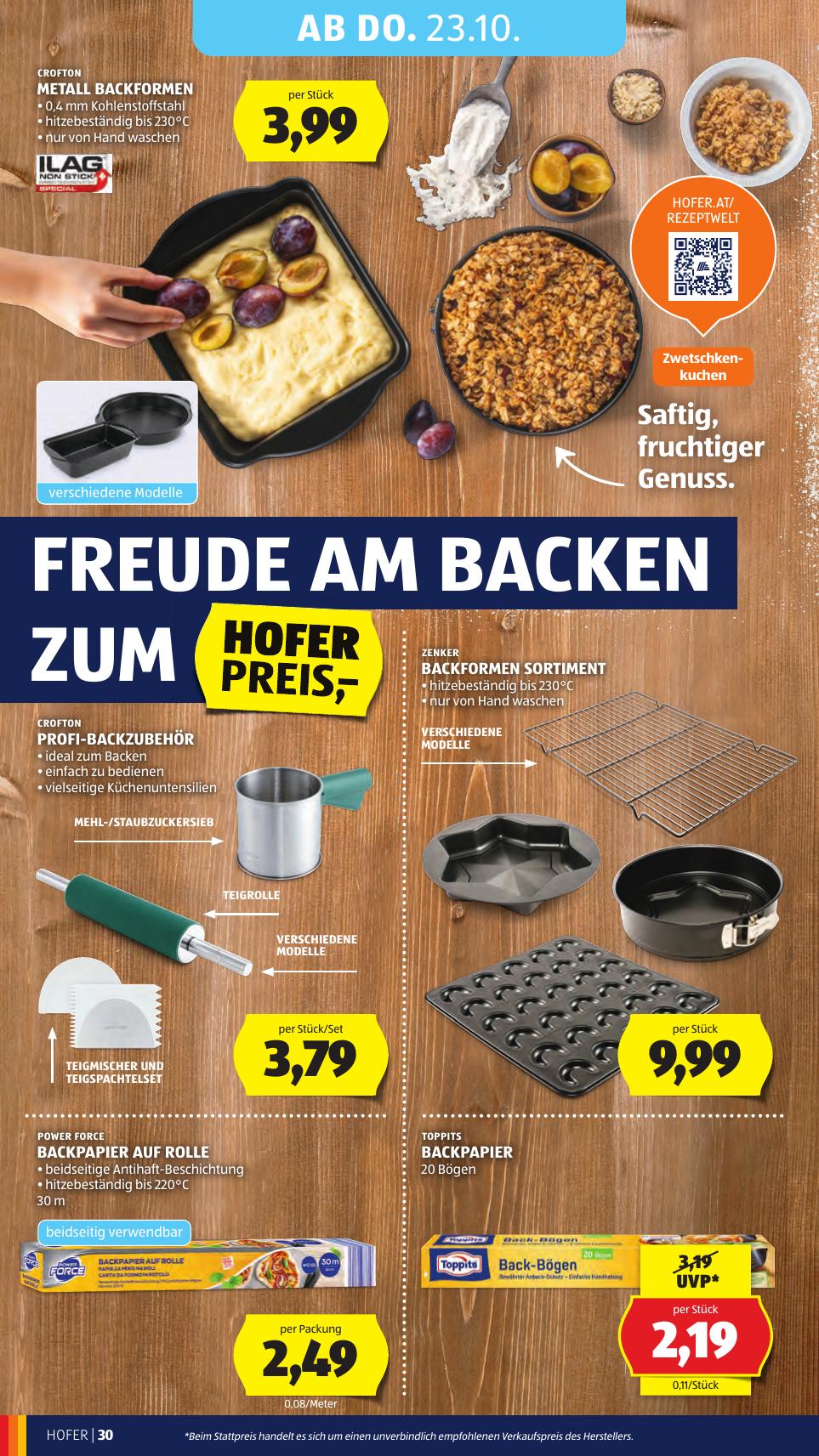 Hofer flyer page