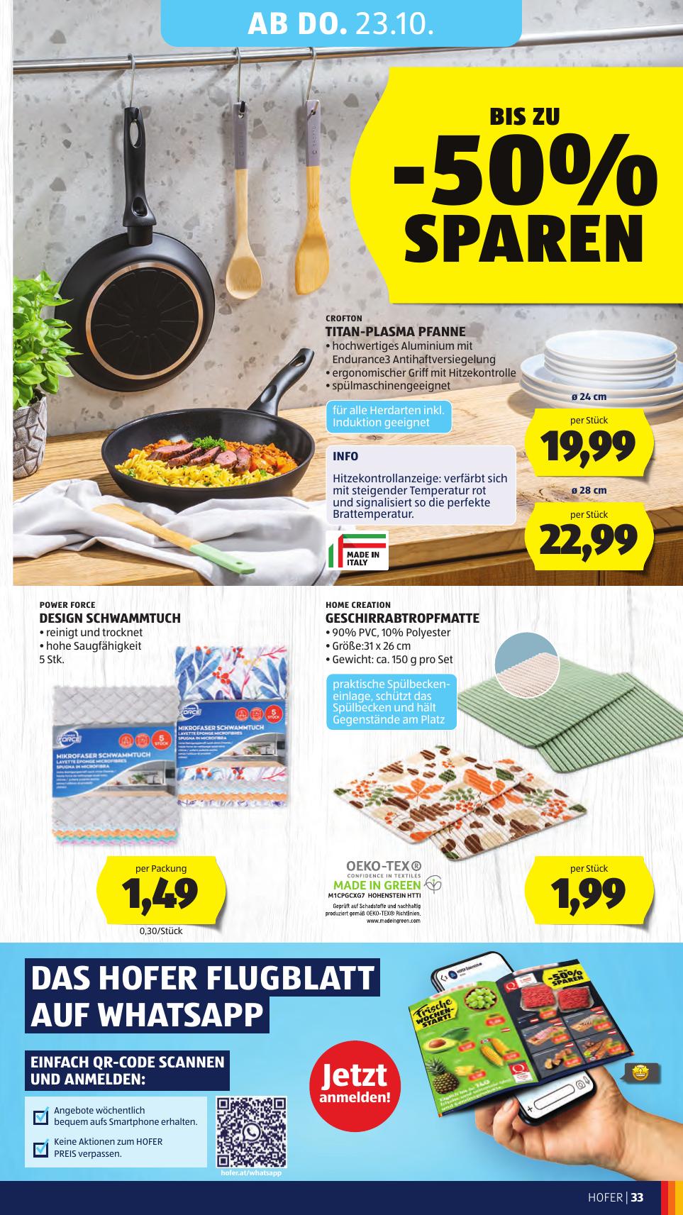 Hofer flyer page