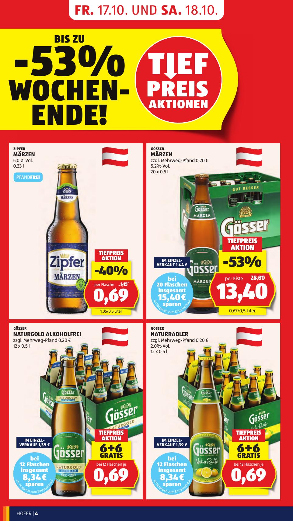 Hofer flyer page