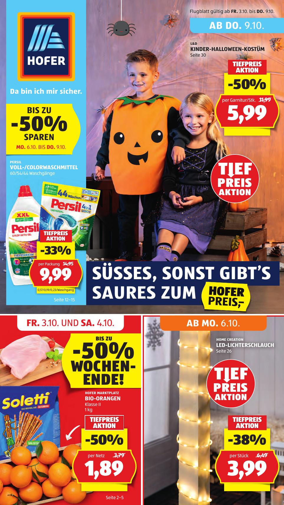 Hofer flyer page
