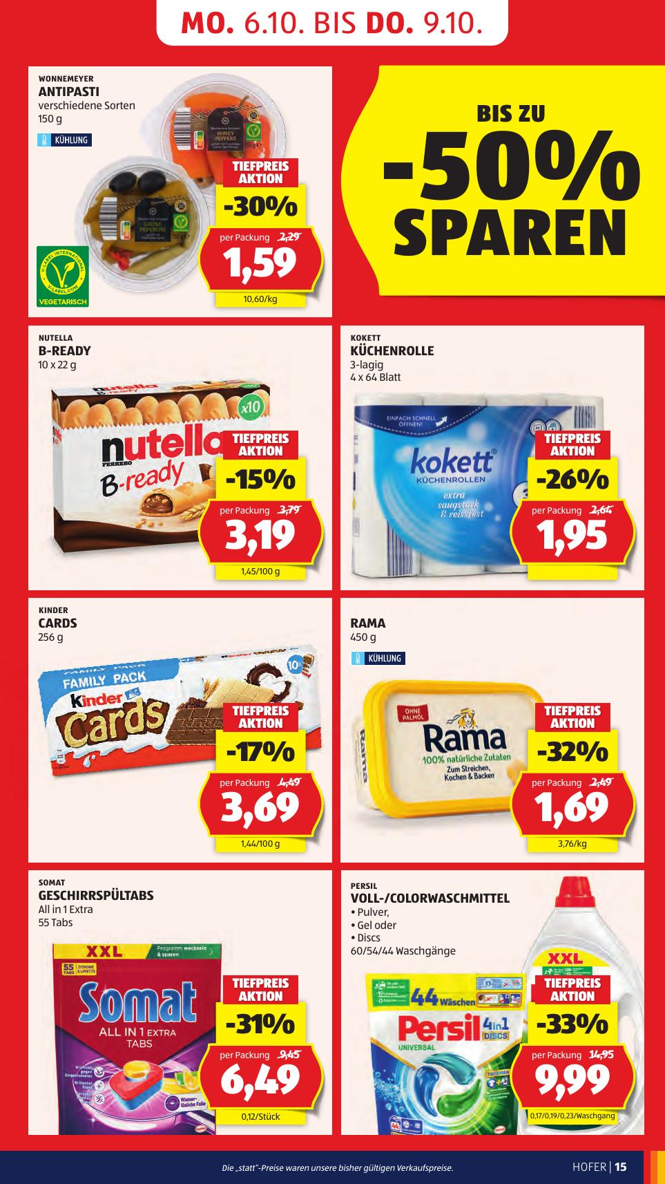 Hofer flyer page