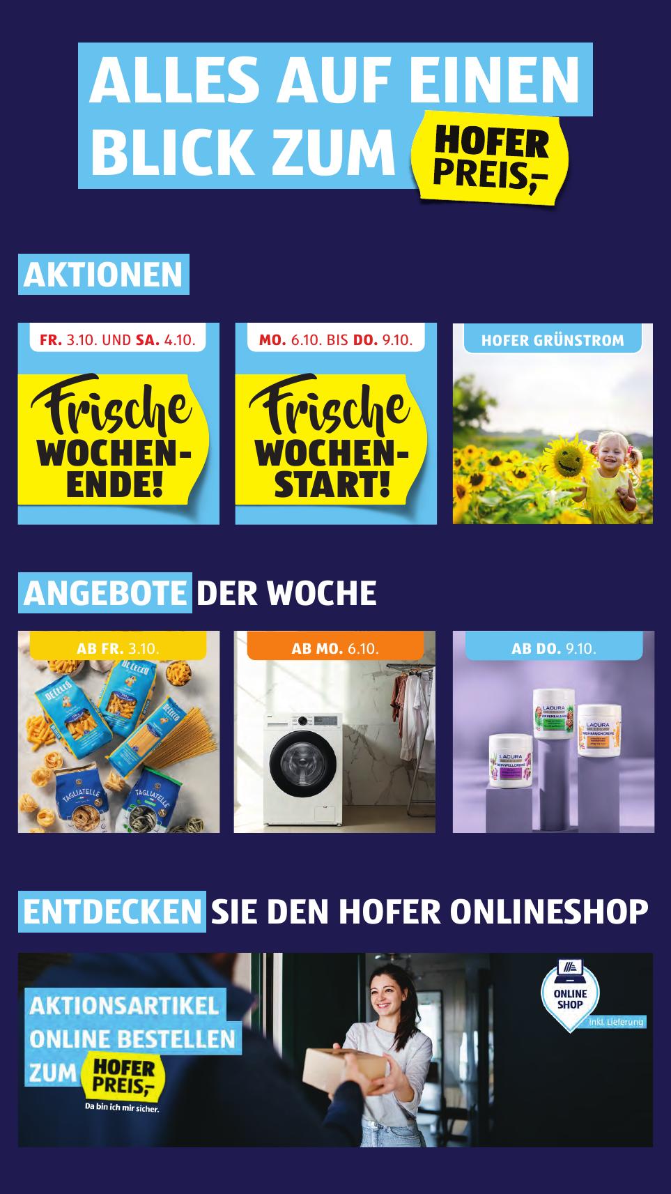 Hofer flyer page