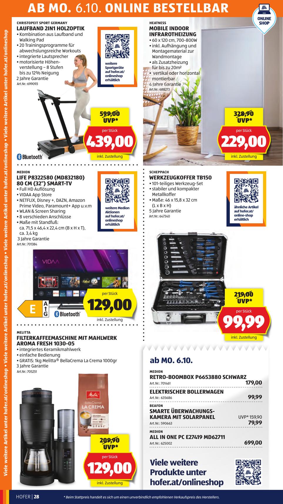 Hofer flyer page