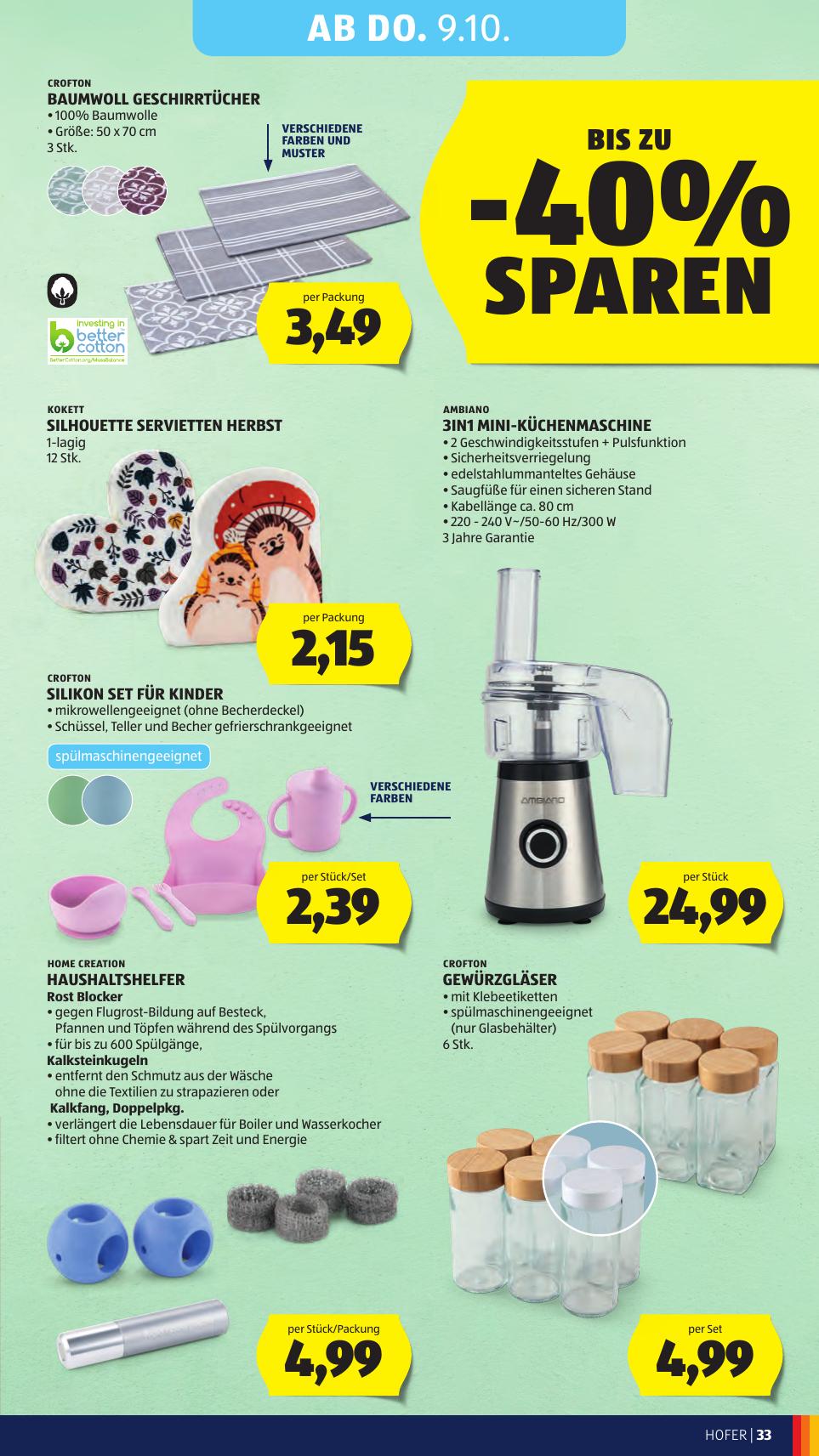 Hofer flyer page