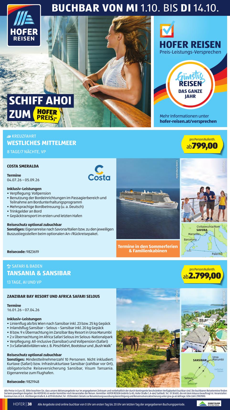 Hofer flyer page