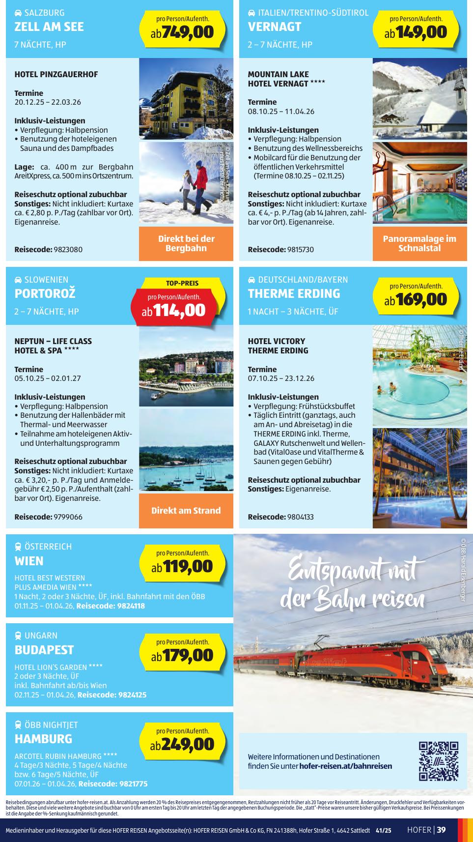 Hofer flyer page