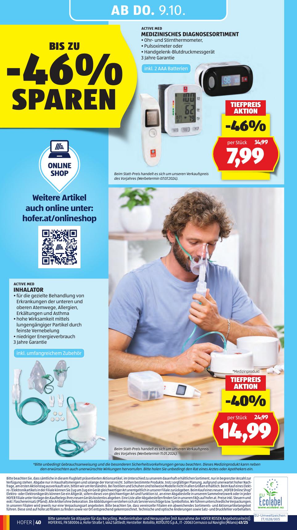 Hofer flyer page