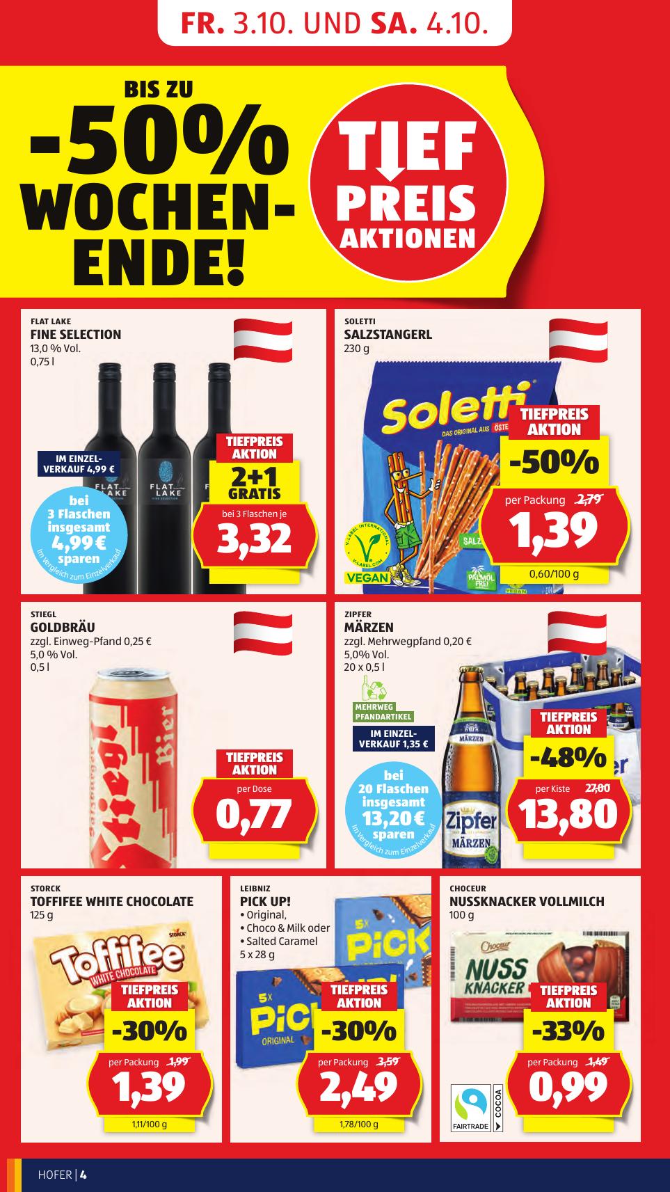 Hofer flyer page