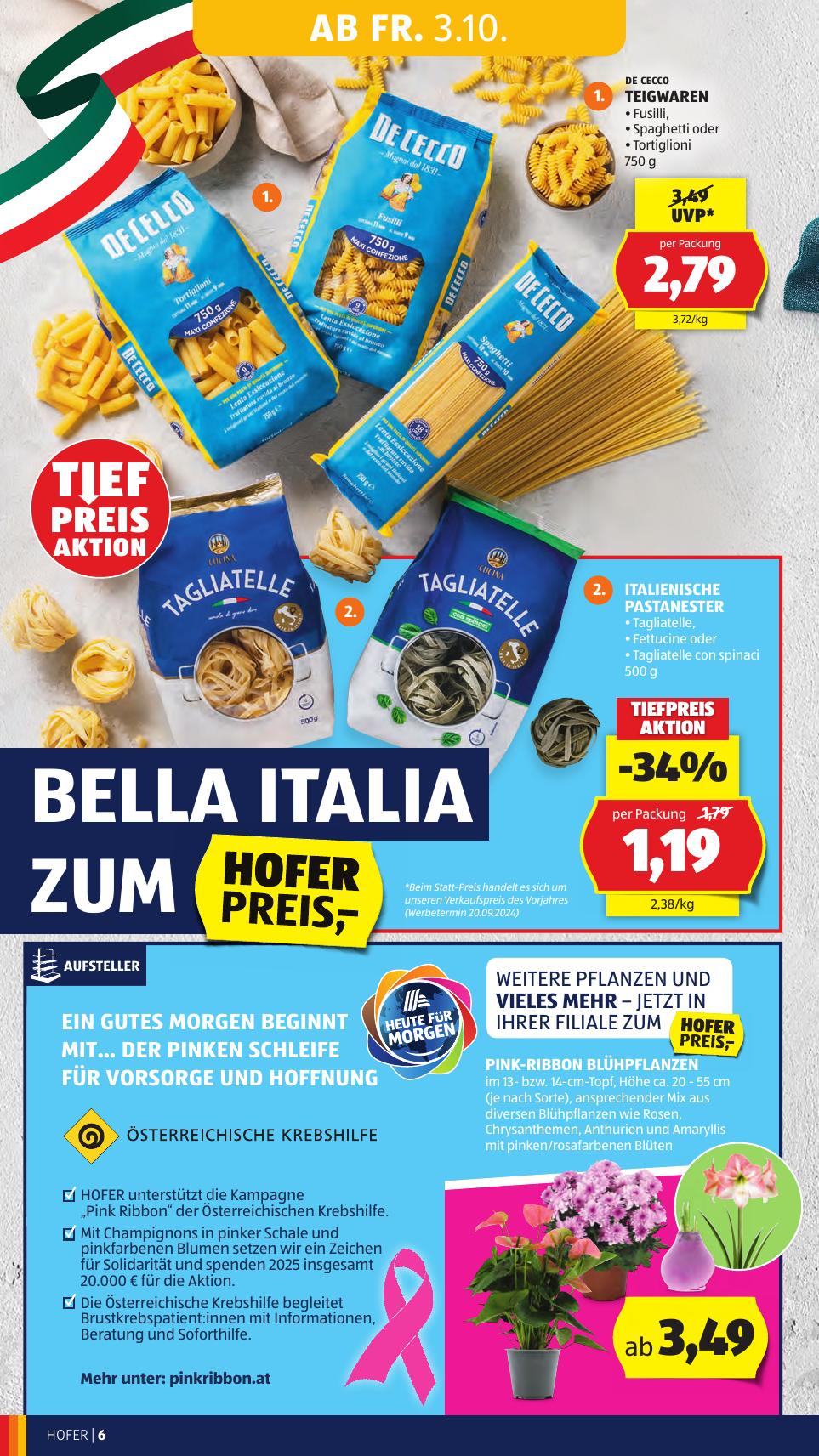 Hofer flyer page