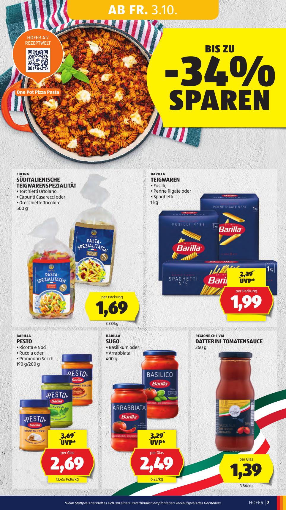 Hofer flyer page
