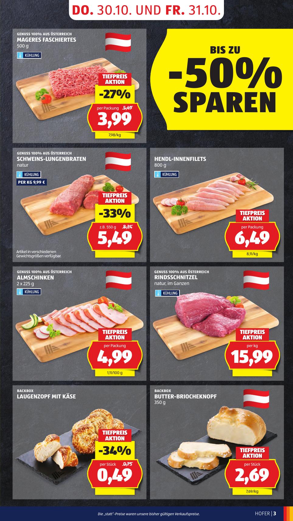 Hofer flyer page