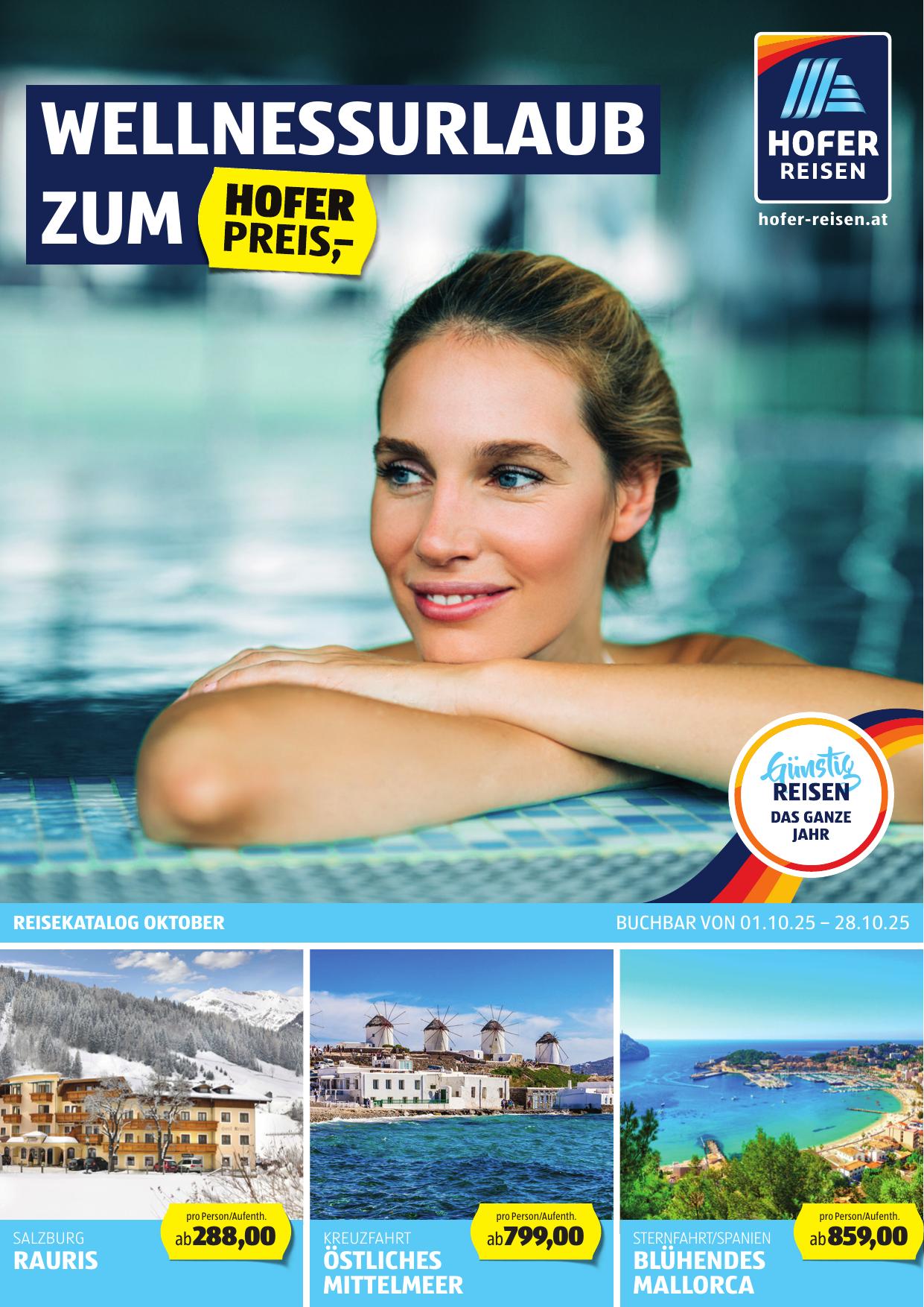 Hofer Reisen flyer page