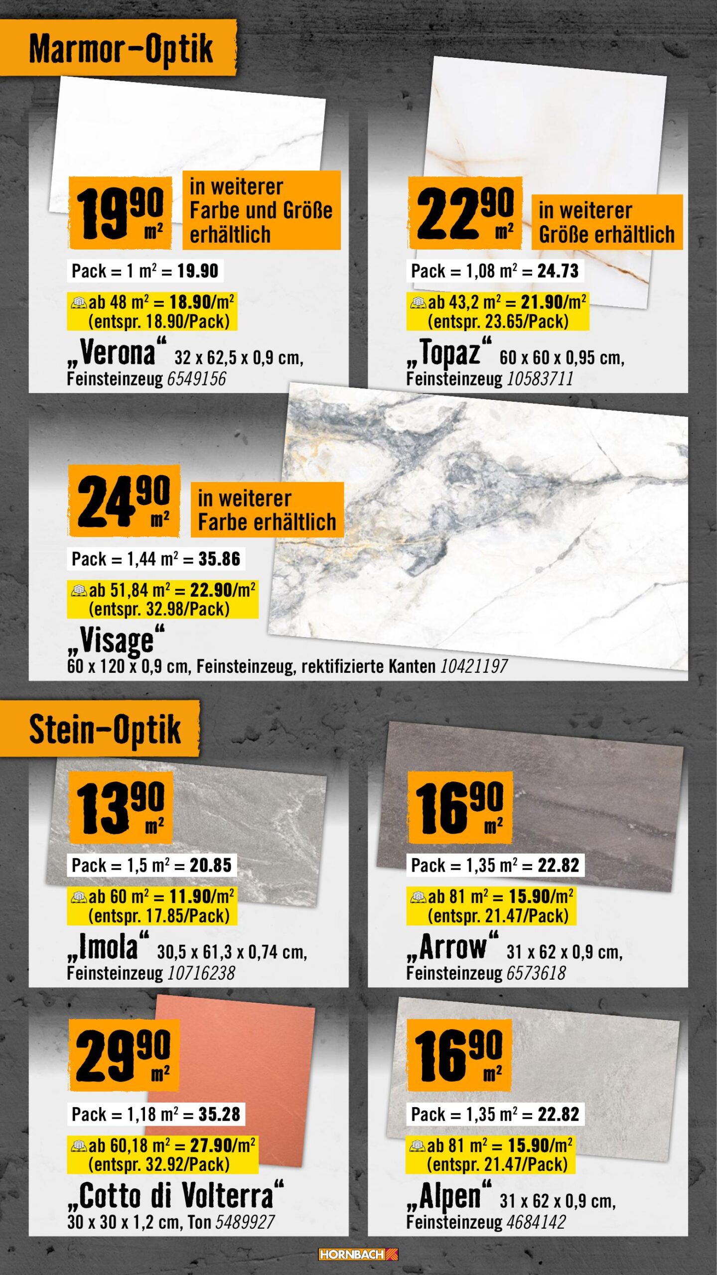 Hornbach flyer page