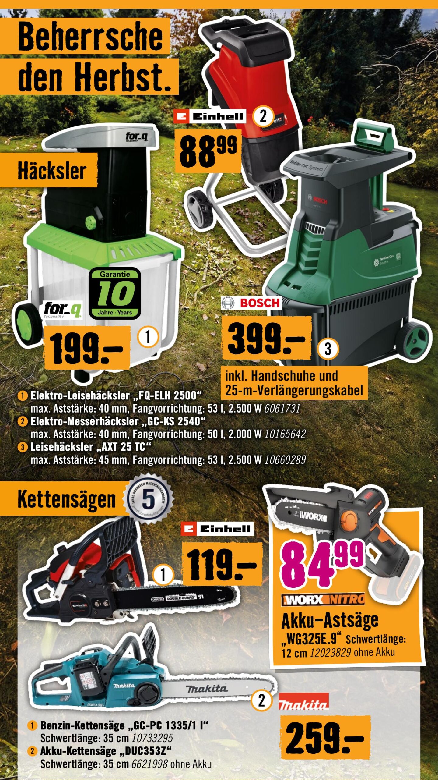 Hornbach flyer page