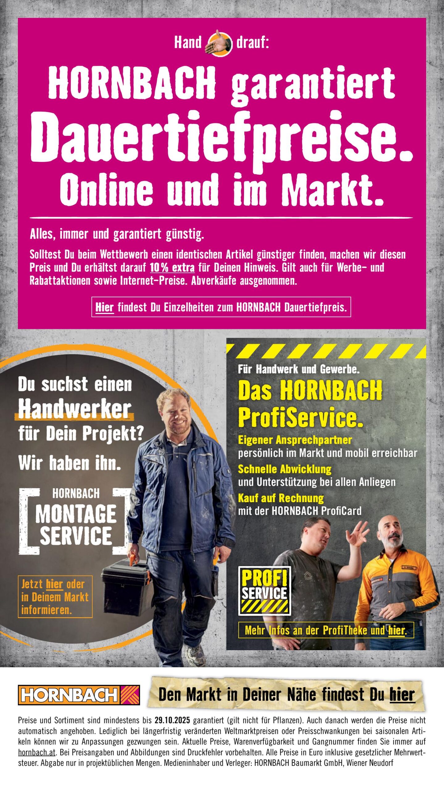 Hornbach flyer page