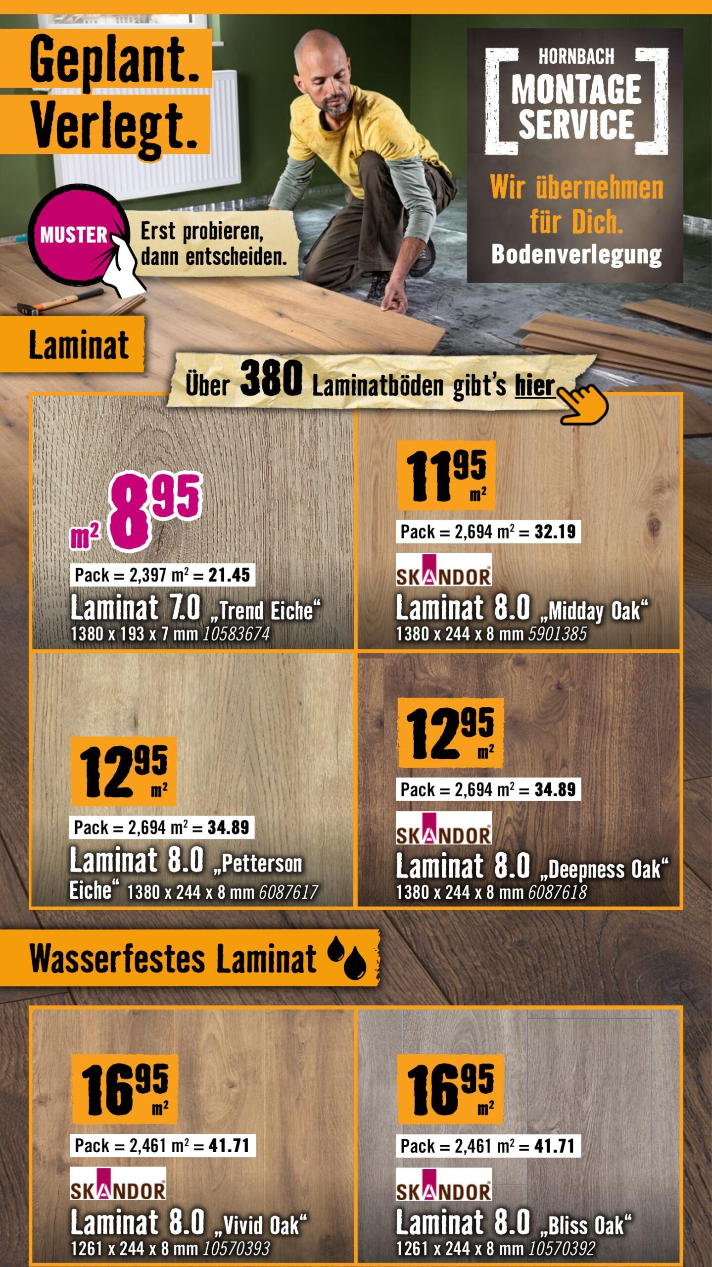 Hornbach flyer page