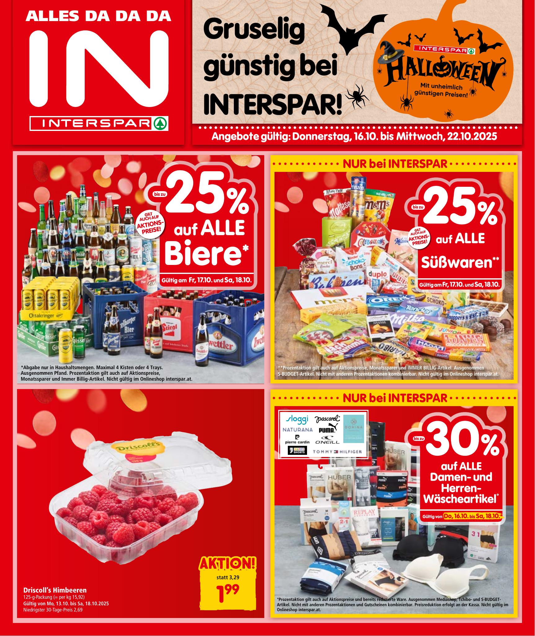 Interspar flyer page