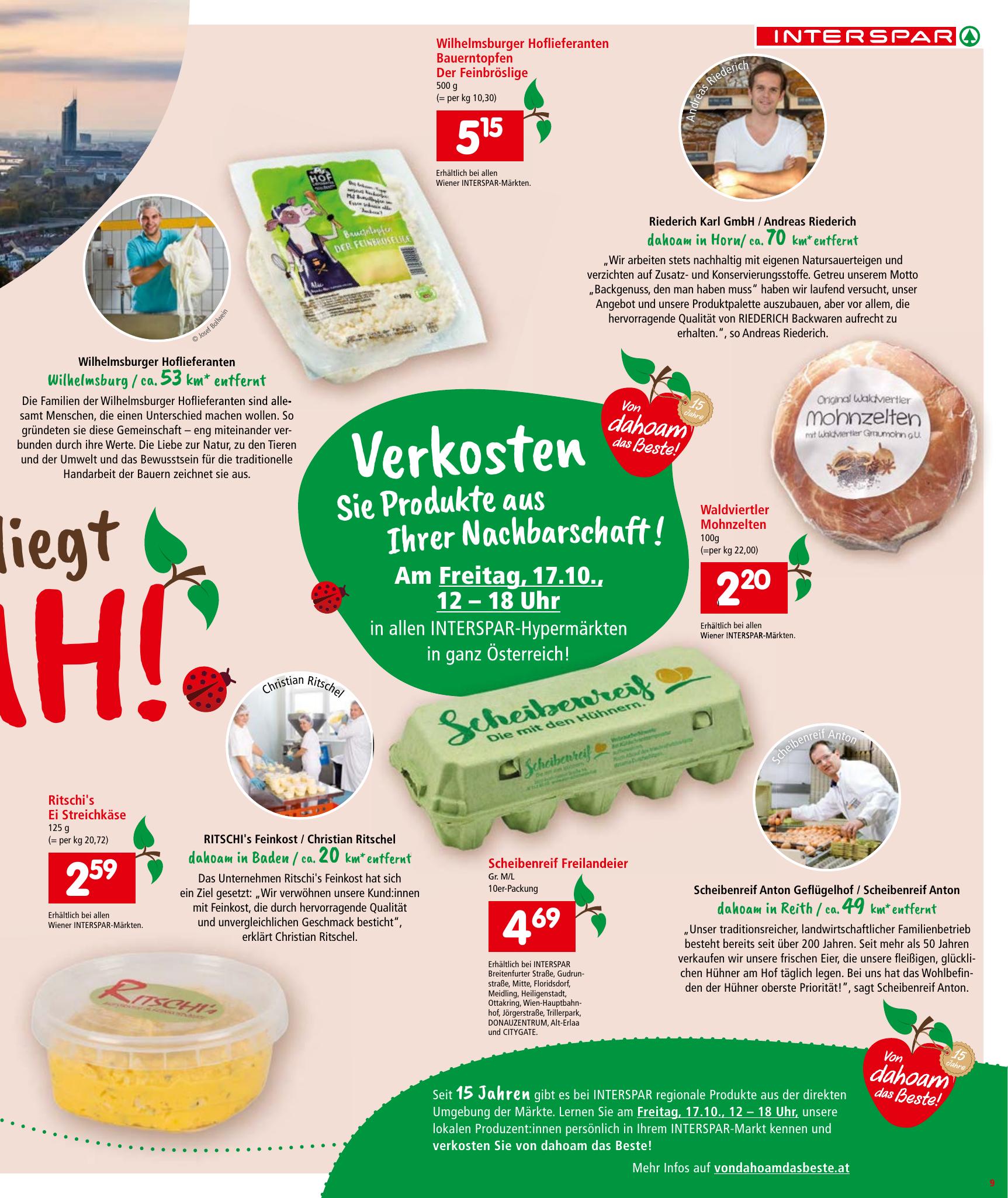 Interspar flyer page