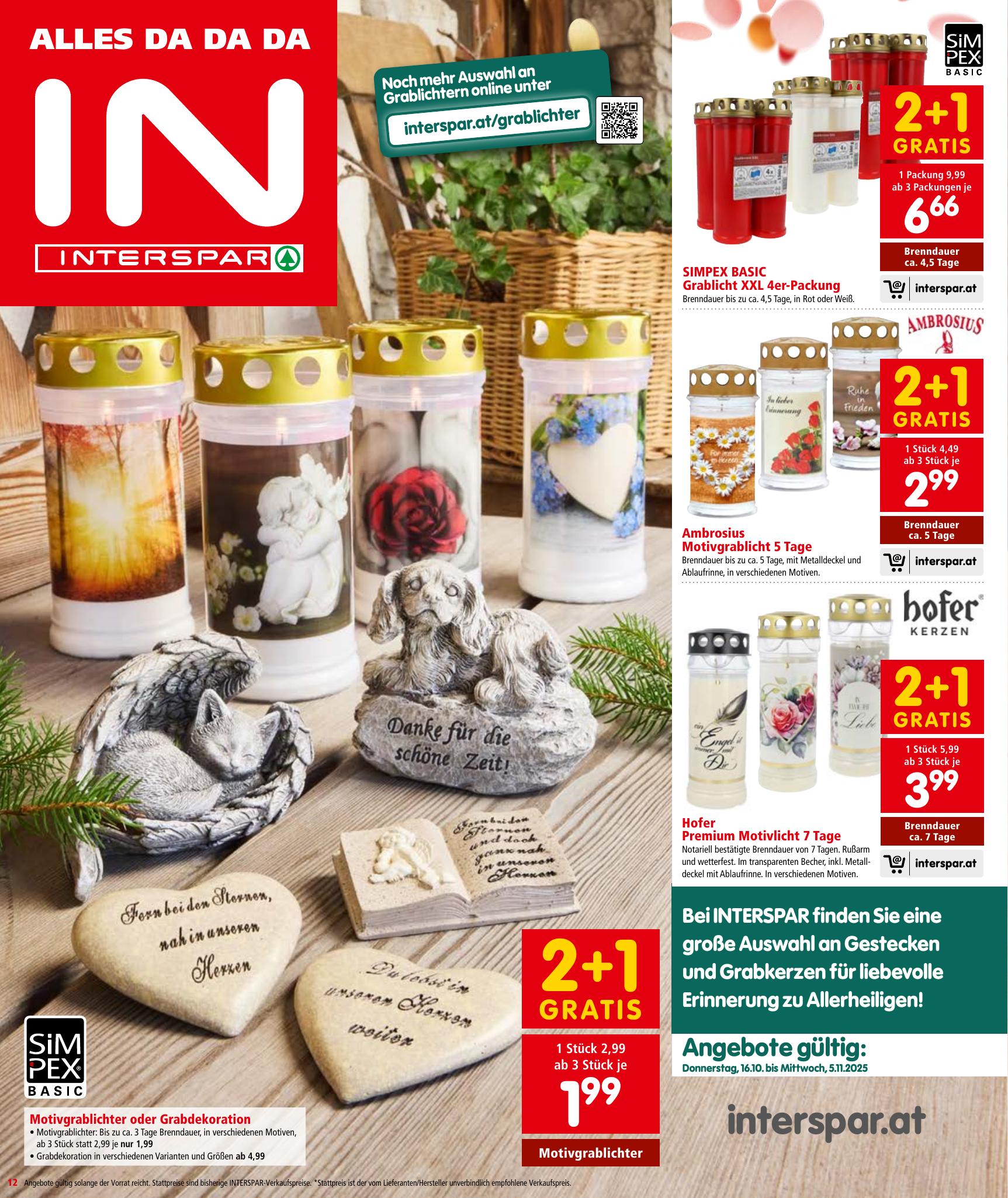 Interspar flyer page