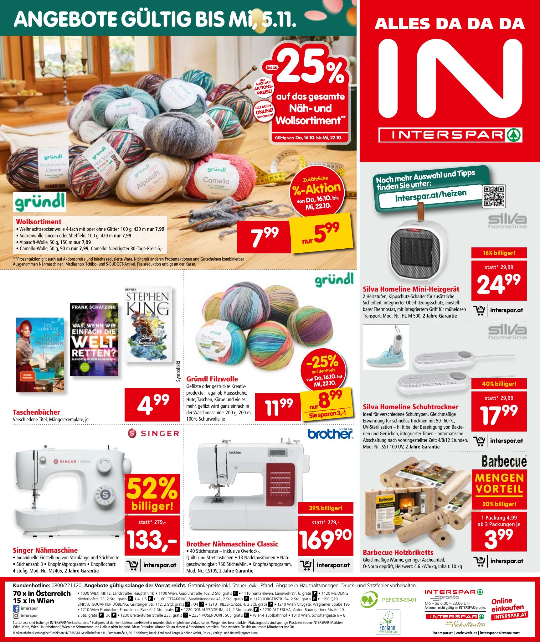 Interspar flyer page