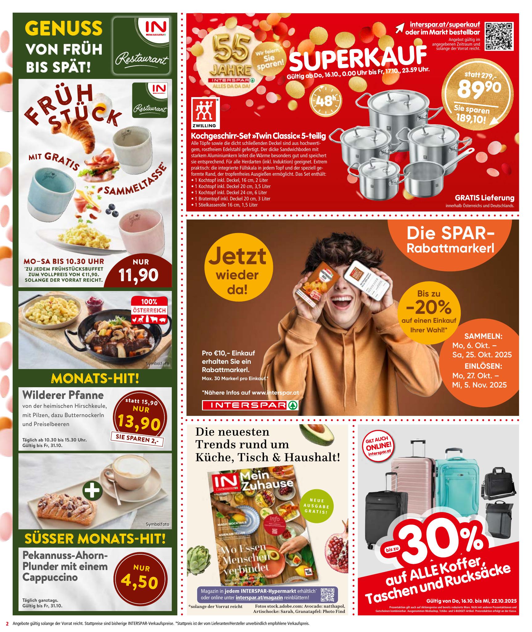 Interspar flyer page
