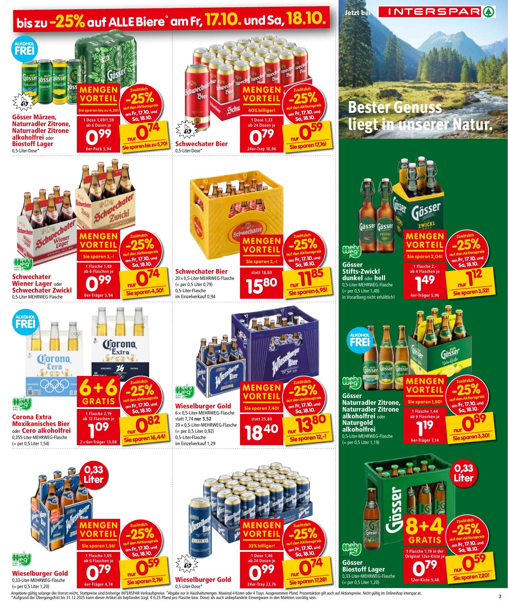 Interspar flyer page