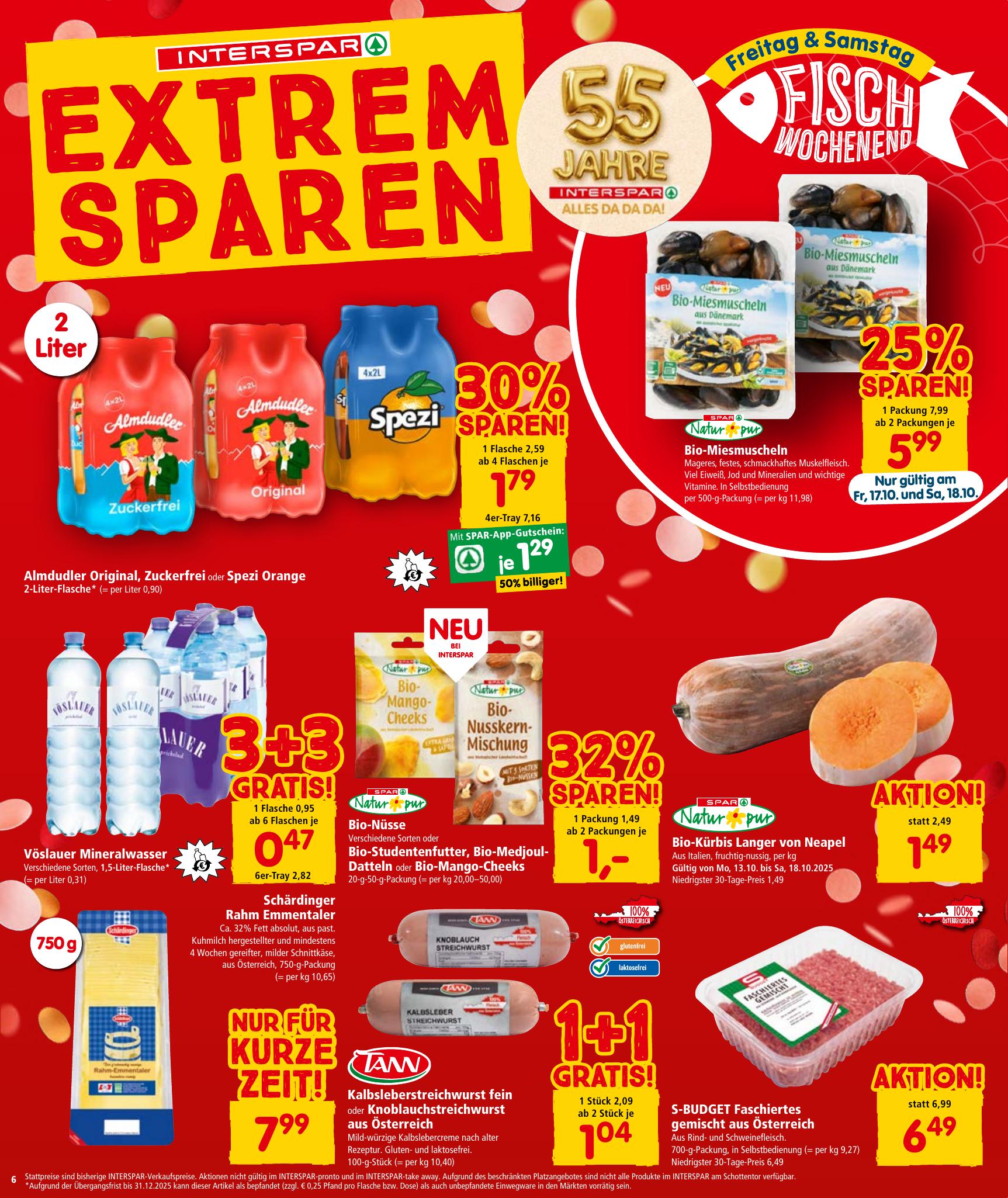 Interspar flyer page