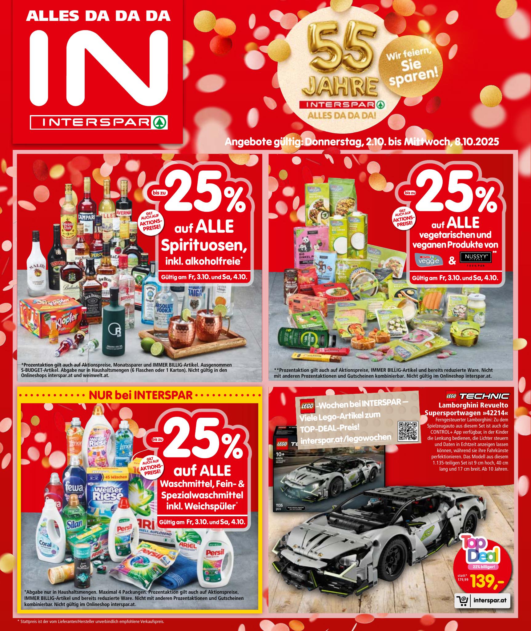 Interspar flyer page