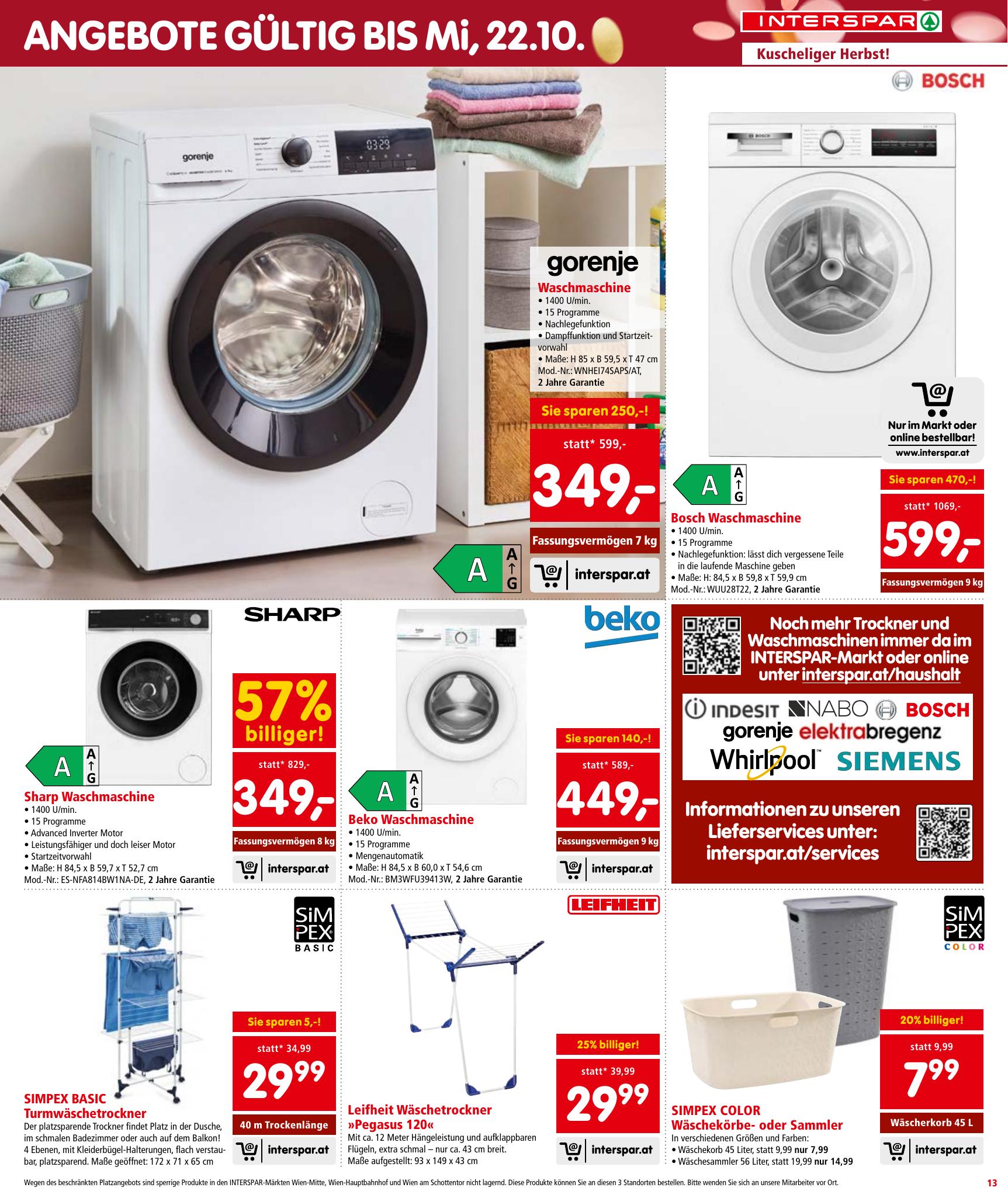 Interspar flyer page