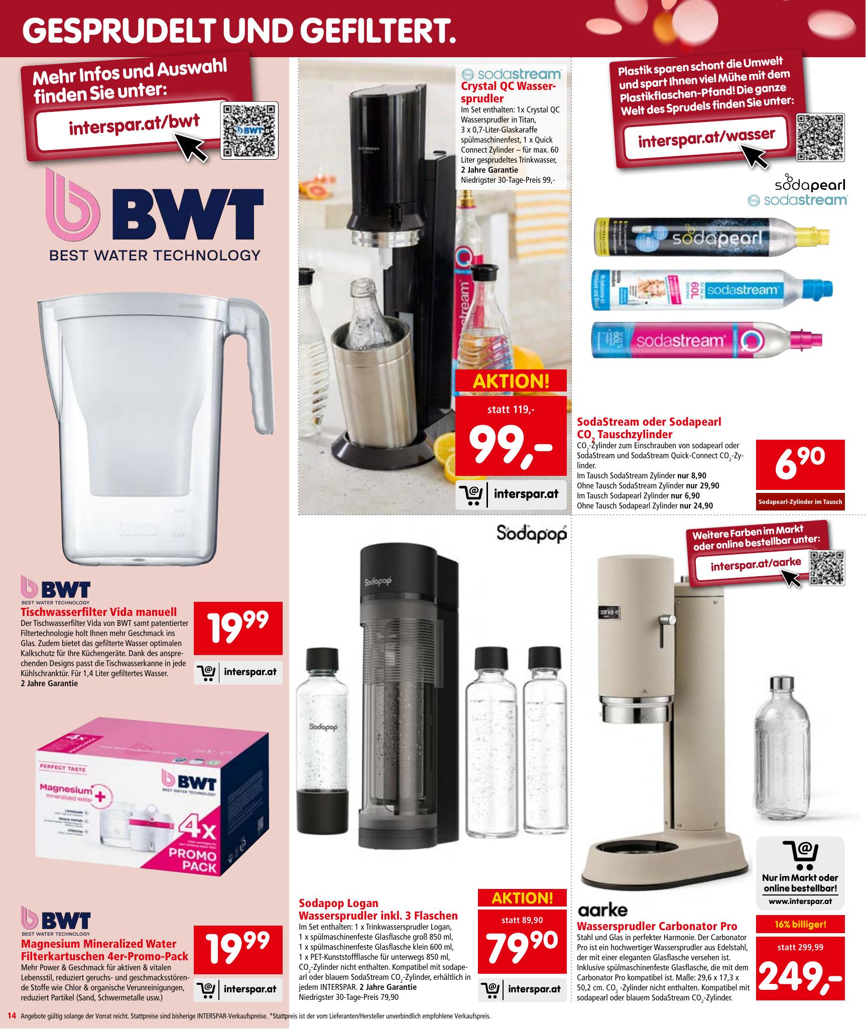 Interspar flyer page