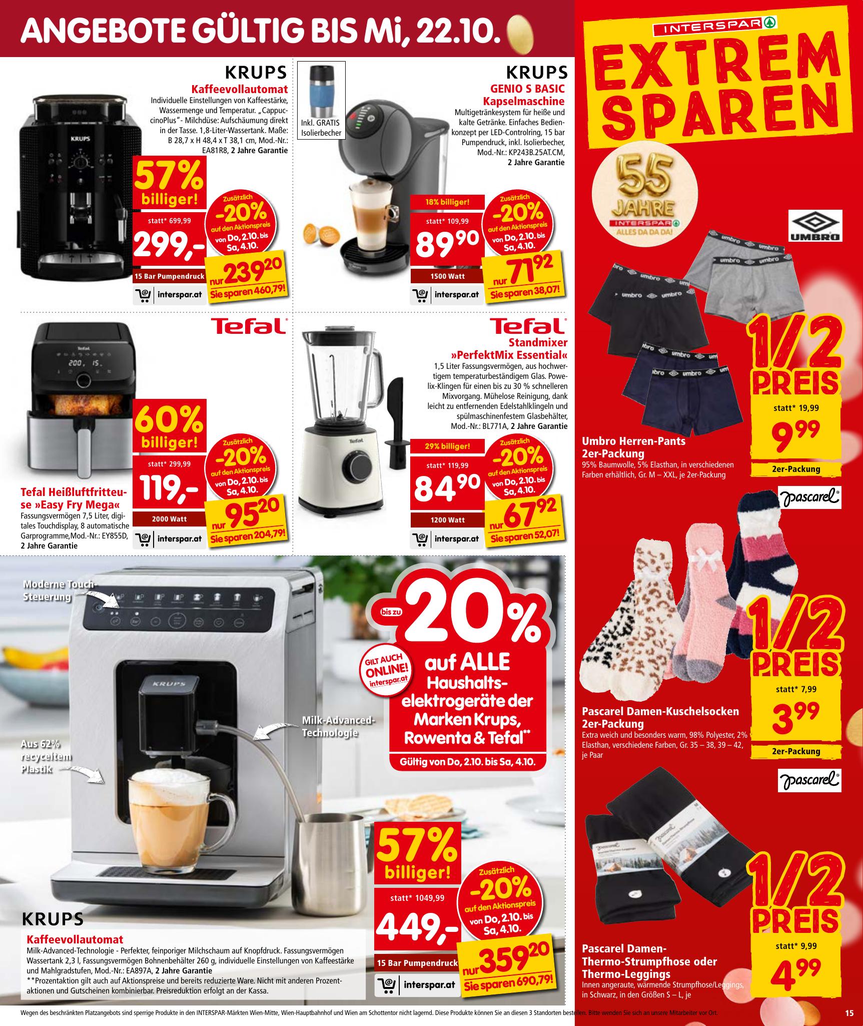 Interspar flyer page