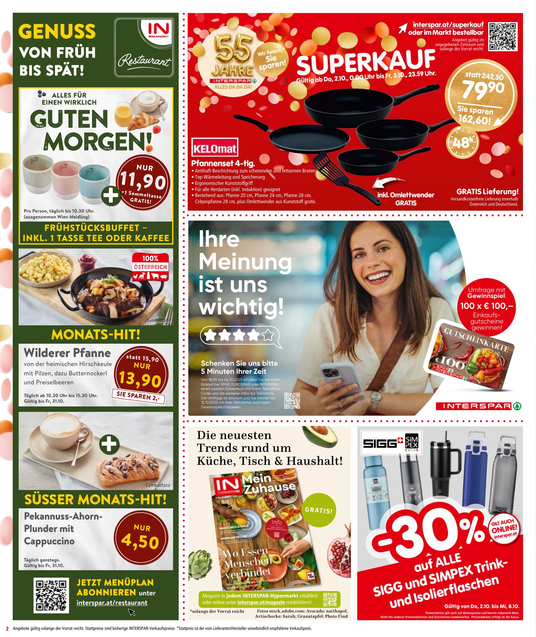 Interspar flyer page