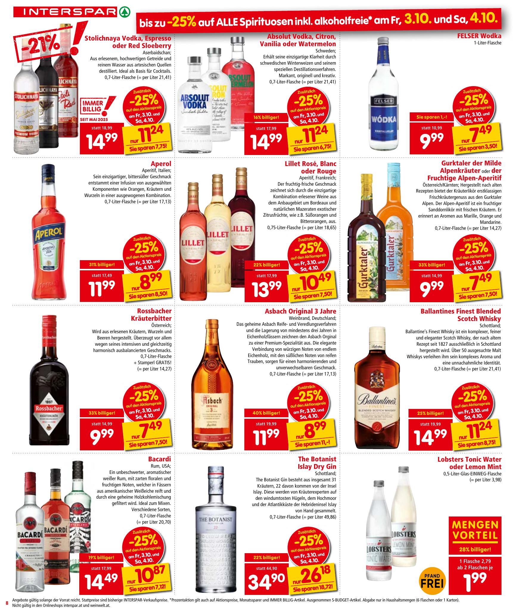Interspar flyer page