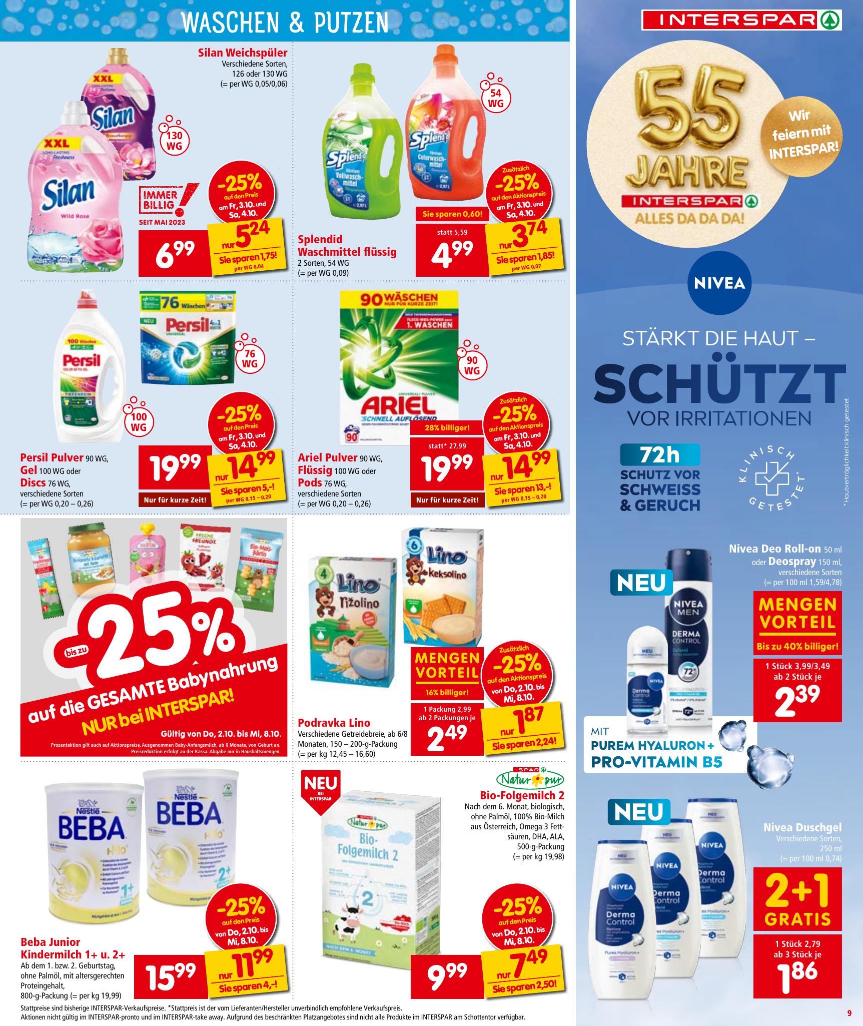 Interspar flyer page