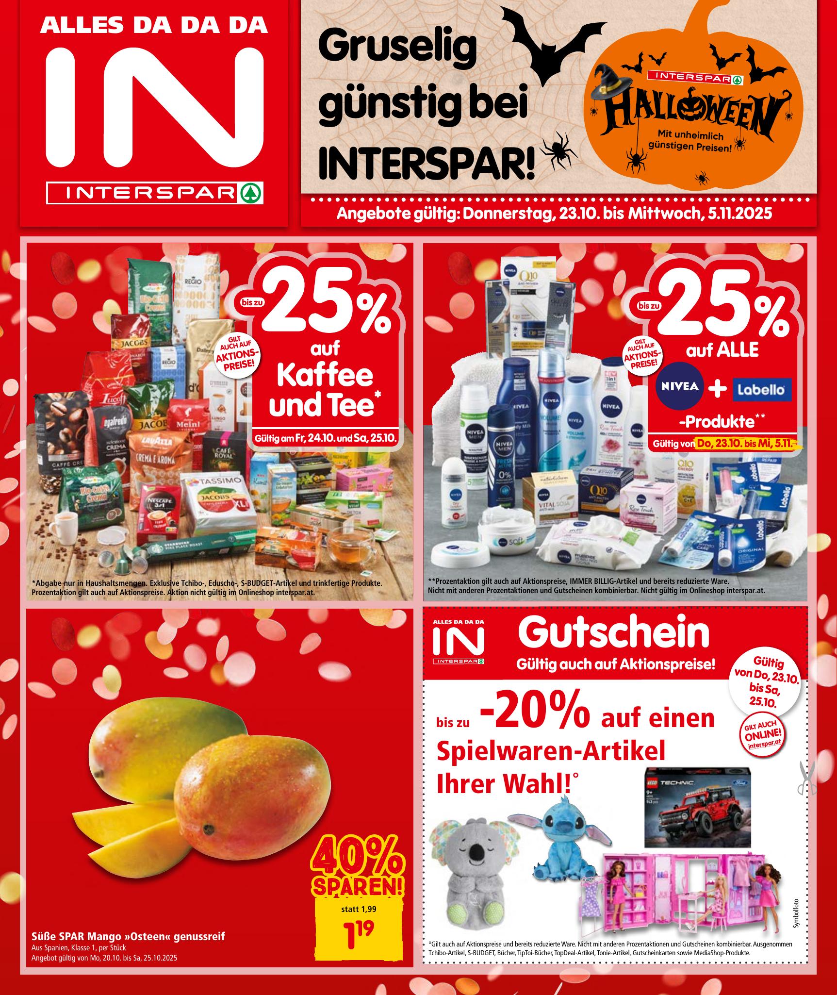 Interspar flyer page