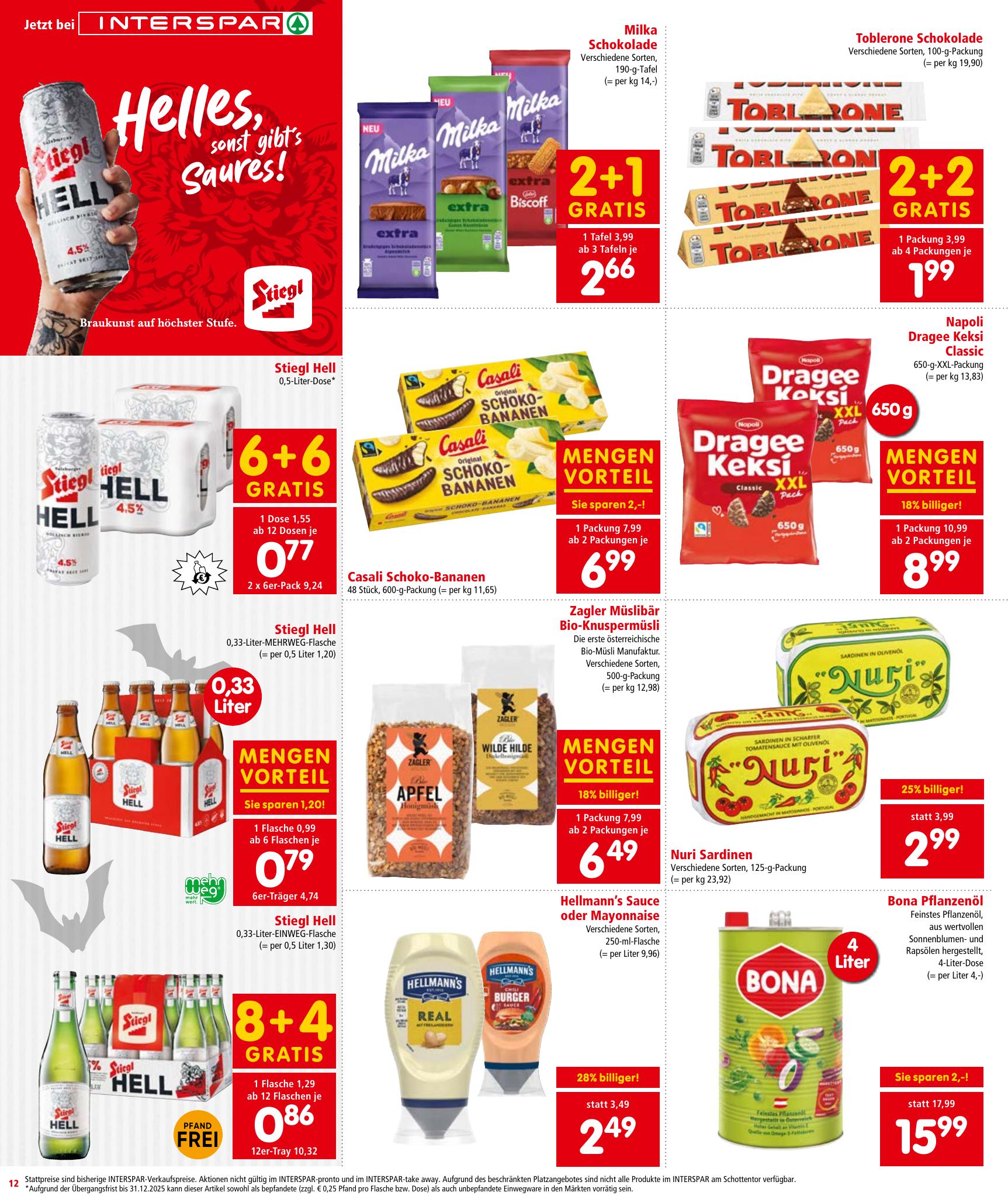 Interspar flyer page