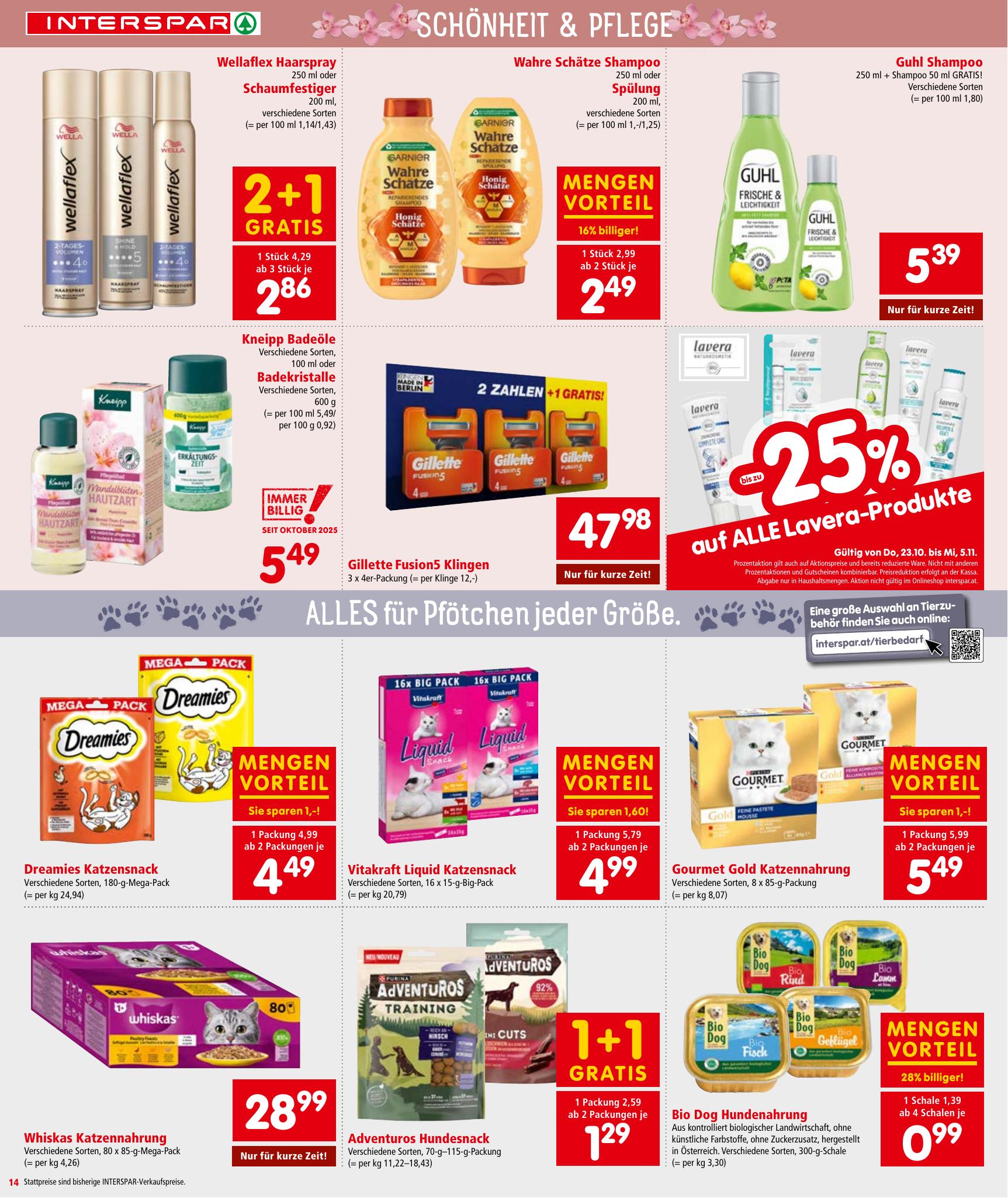 Interspar flyer page