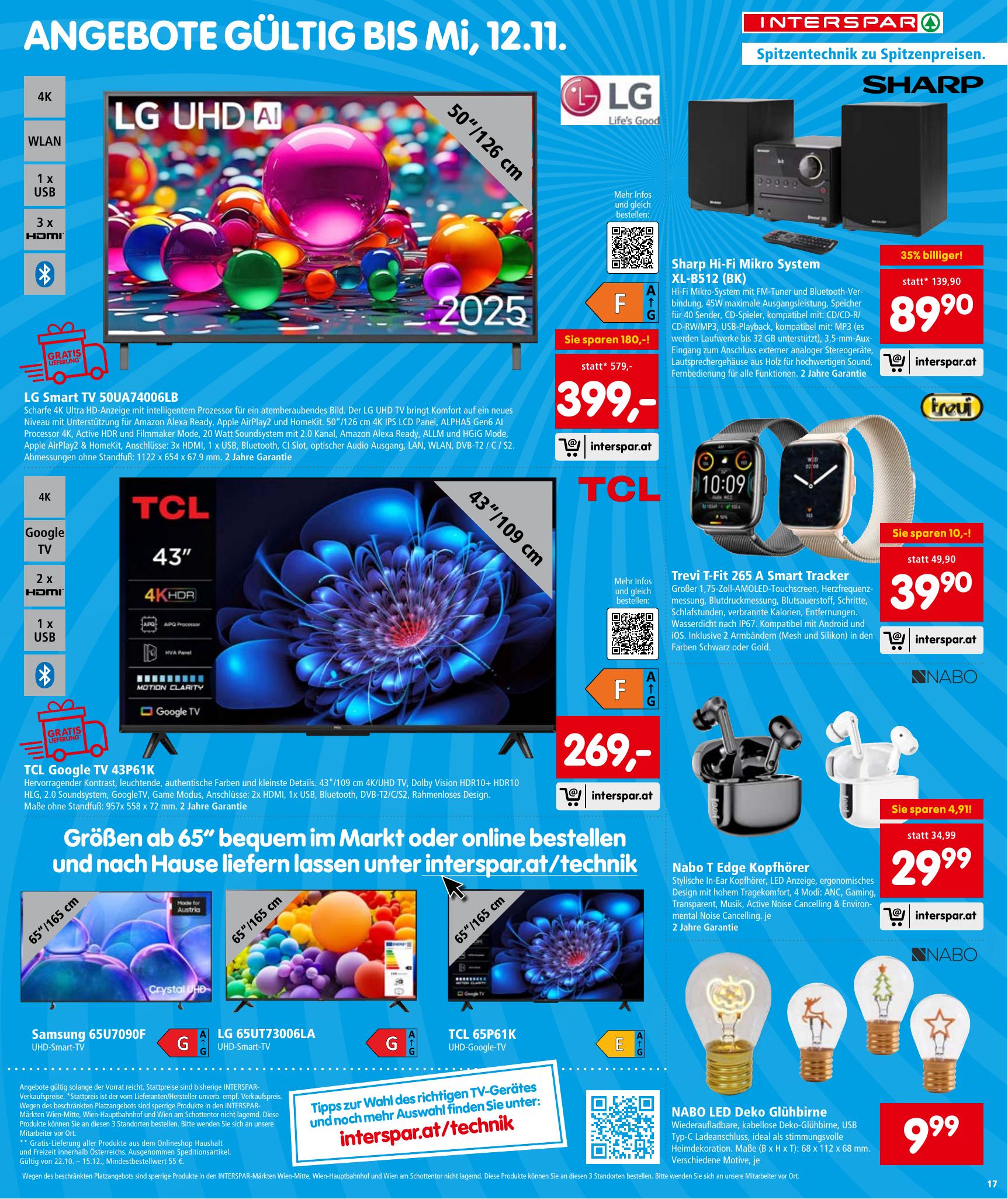 Interspar flyer page