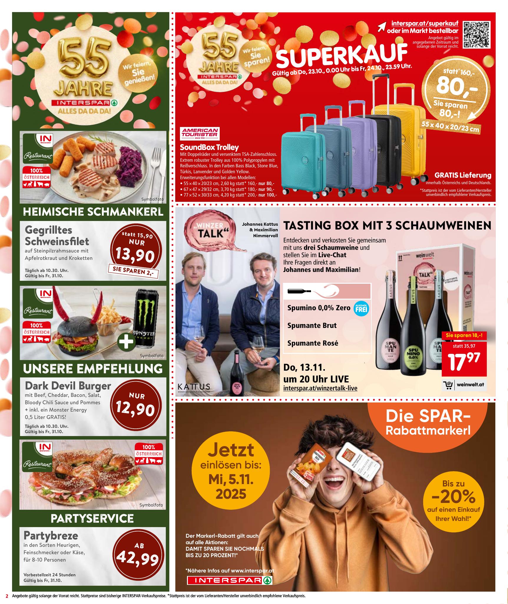 Interspar flyer page
