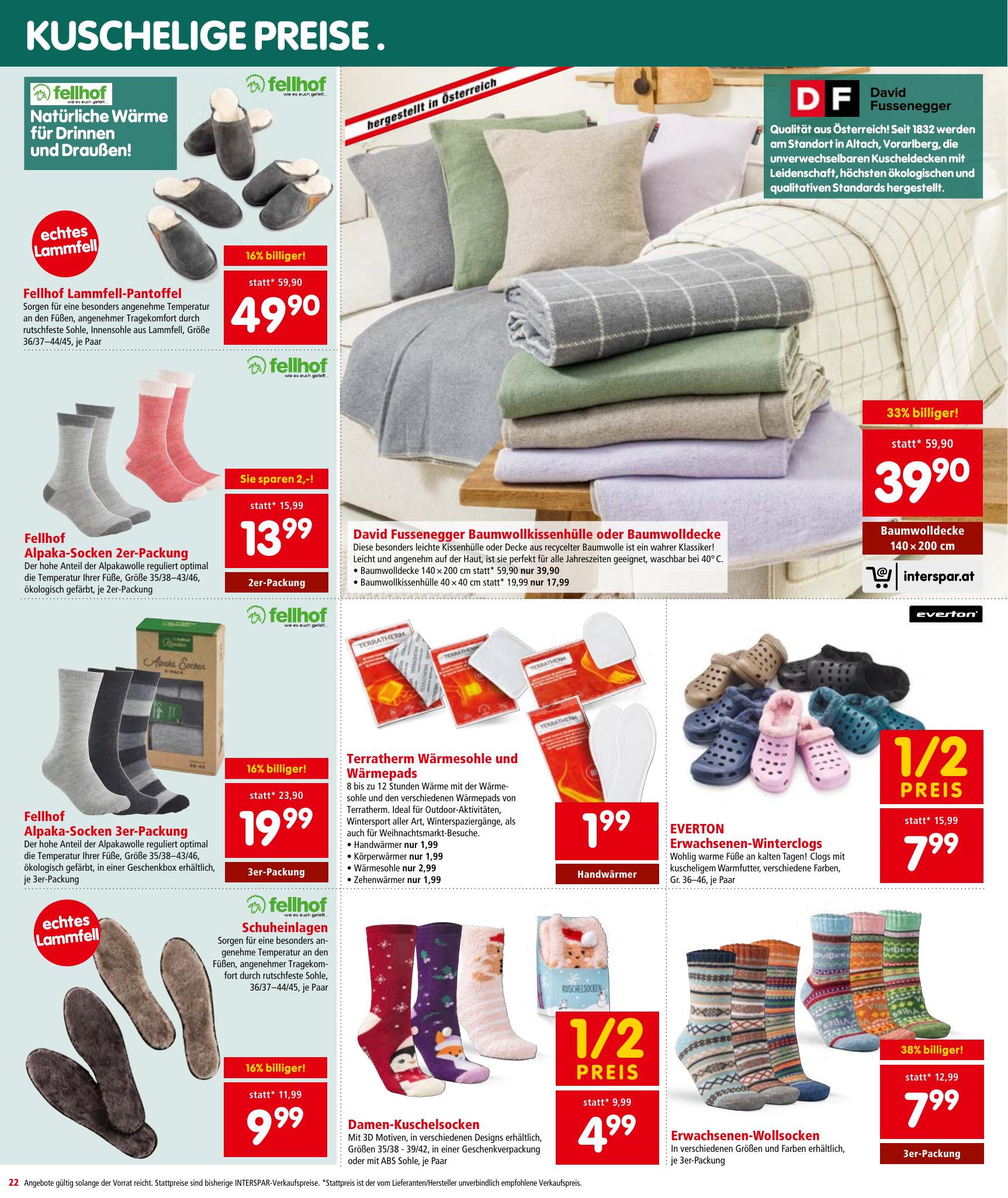 Interspar flyer page