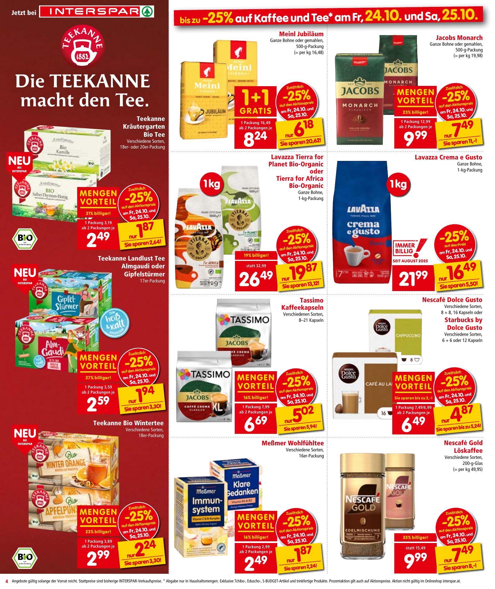 Interspar flyer page