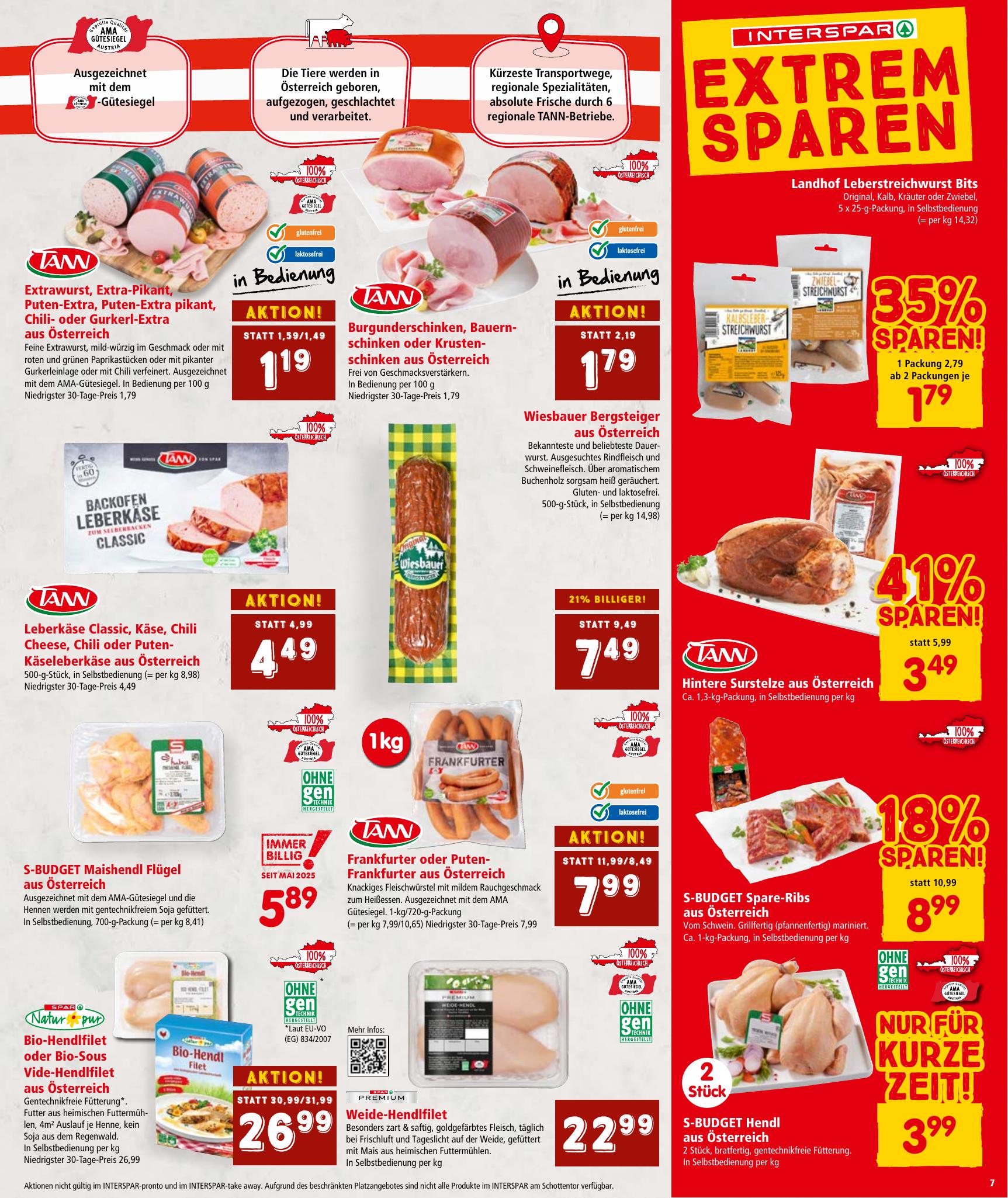 Interspar flyer page
