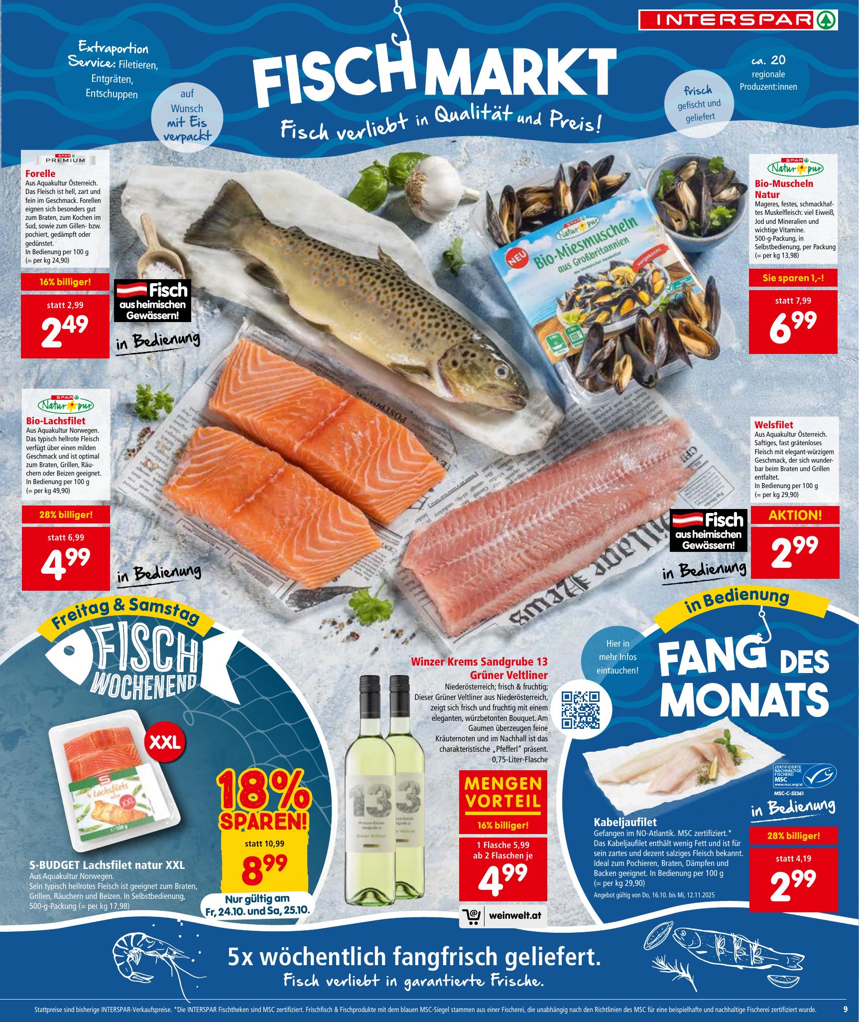 Interspar flyer page