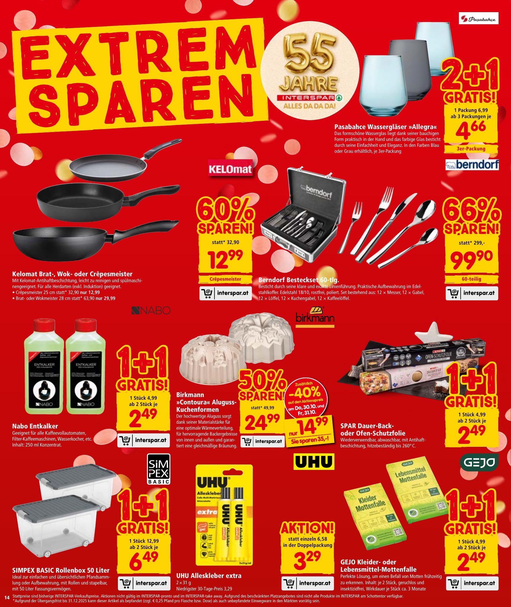 Interspar flyer page