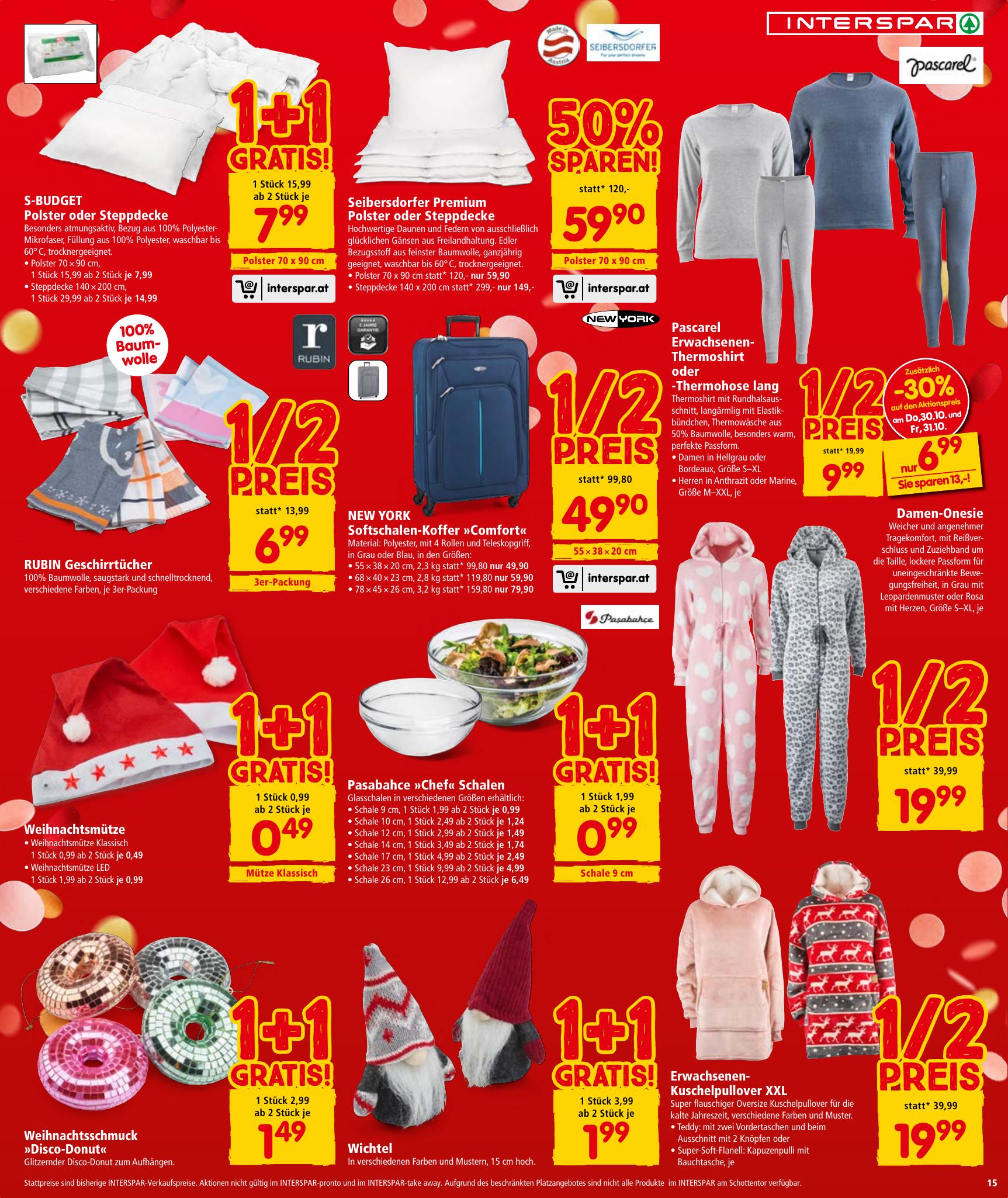 Interspar flyer page