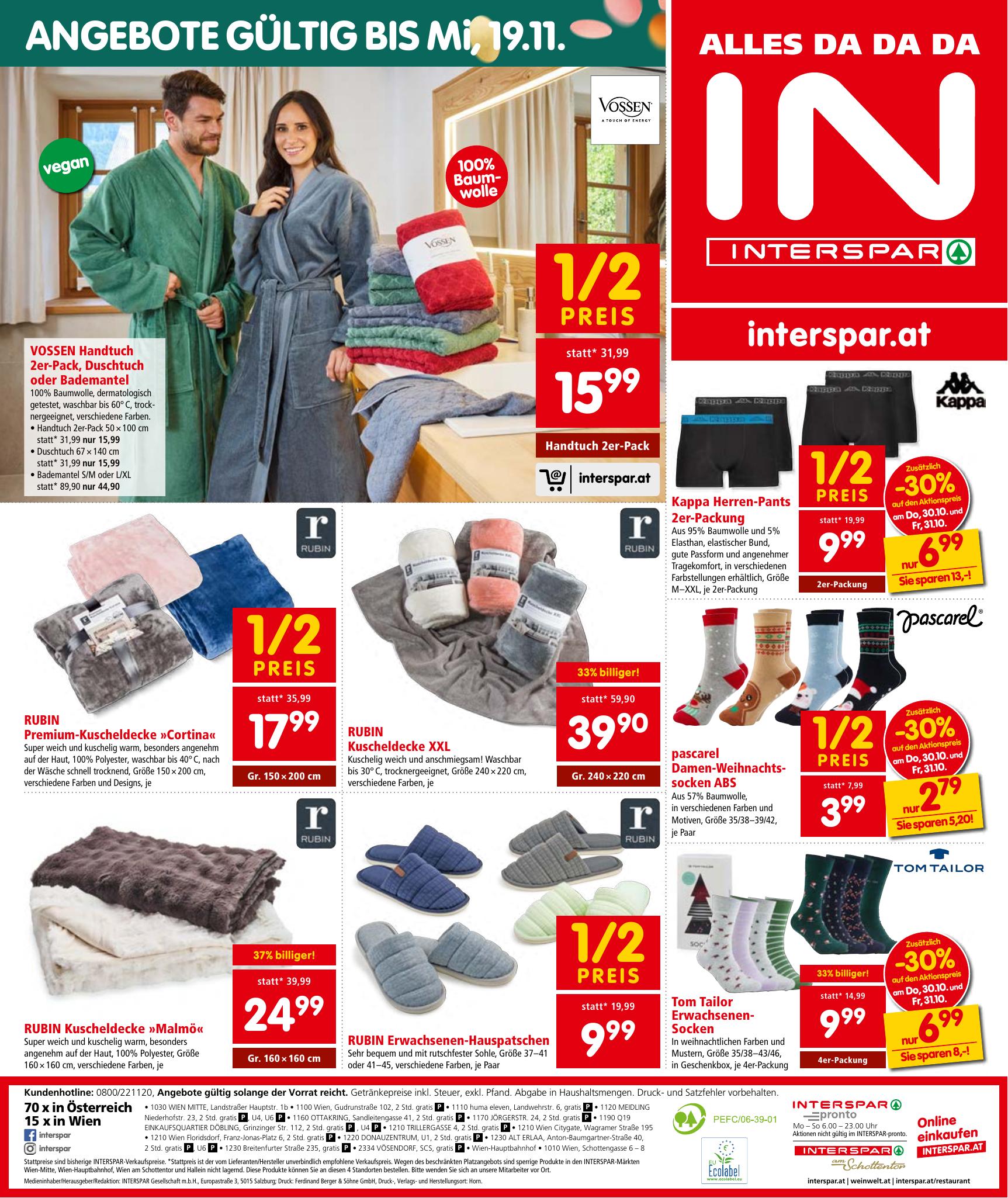 Interspar flyer page