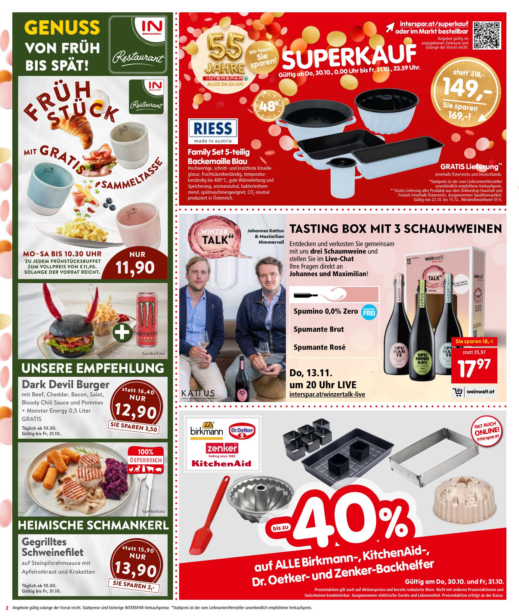 Interspar flyer page