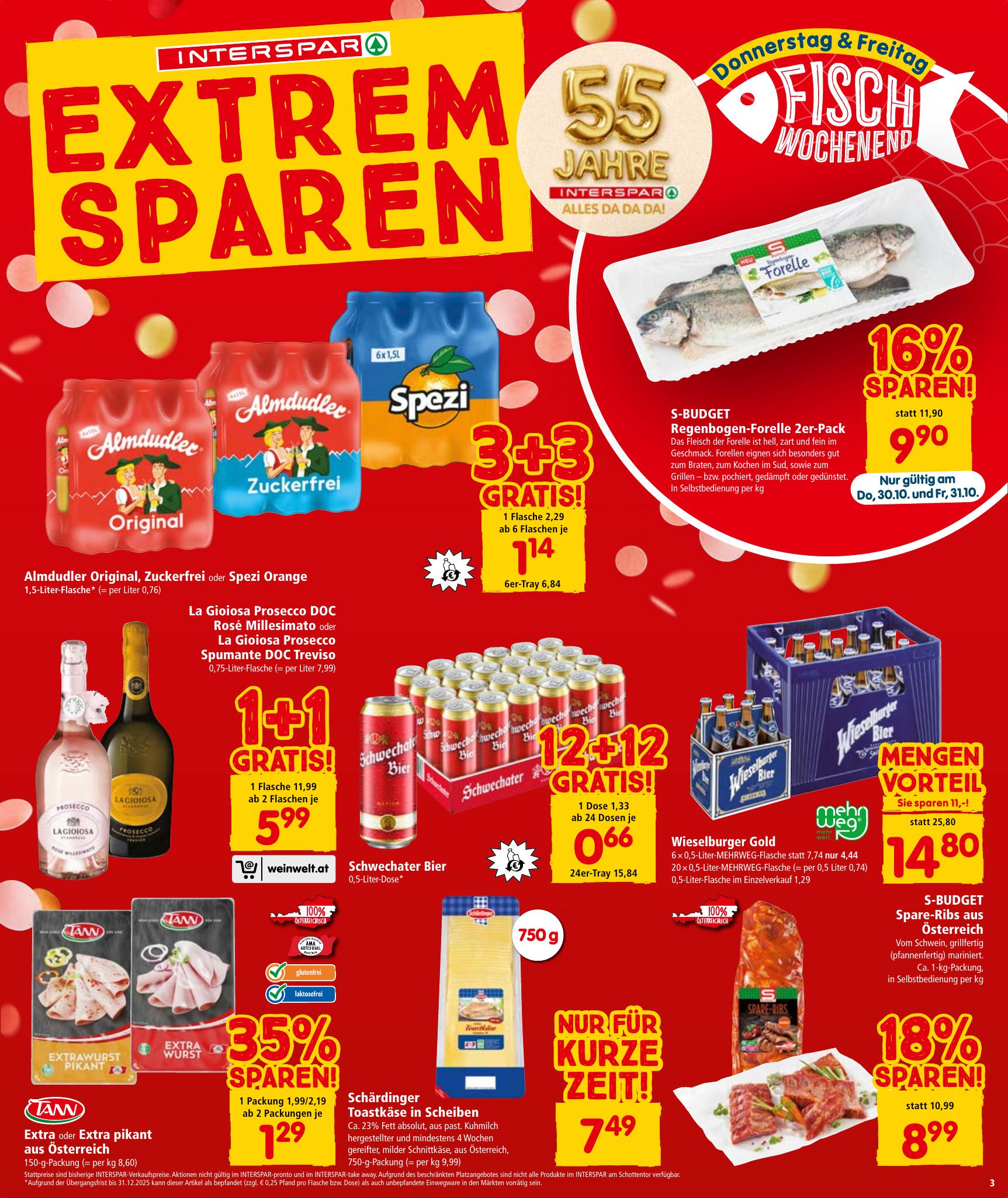 Interspar flyer page