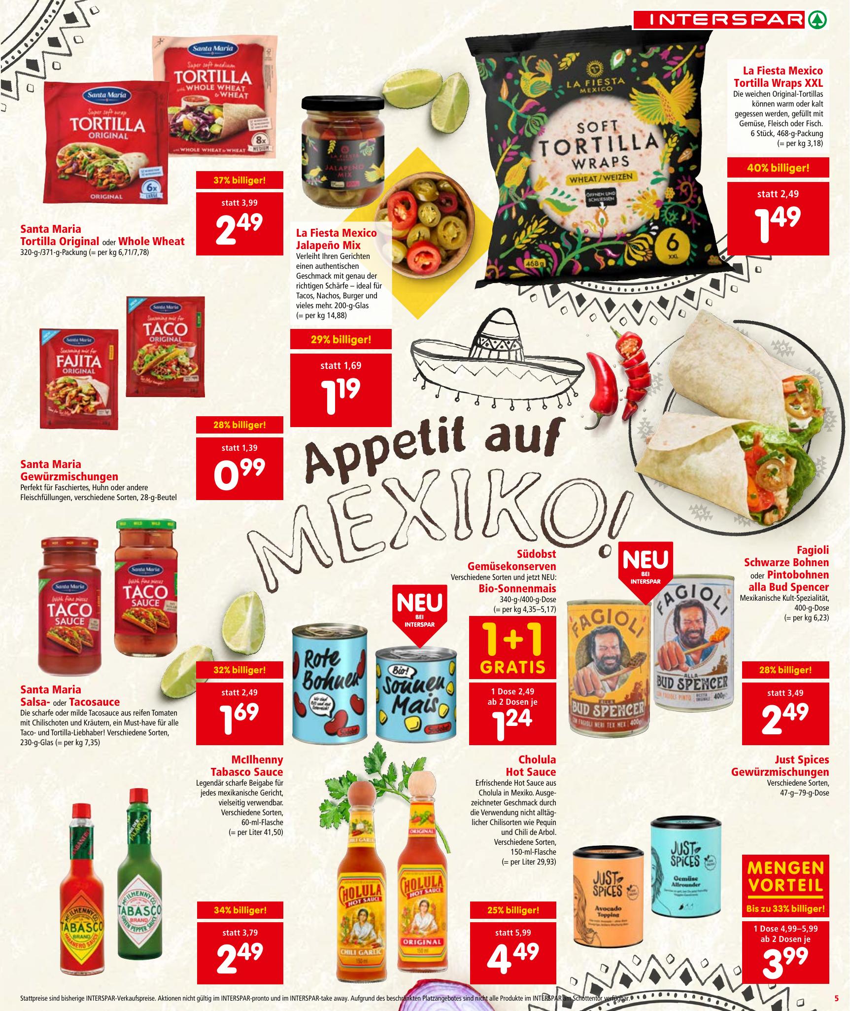 Interspar flyer page